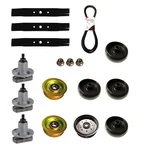 532137266 Deck Rebuild Kit Xht Blades & Wheels W/o Hardware Fits John Deere L120. Fixed Price $186.68.