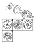 Genuine Mopar Wheel Cover 4743065AA. Fixed Price $47.45.