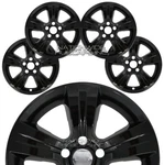 4 Fit Jeep Patriot Compass 2011-2017 Black 17" Wheel Skins Hub Caps Rim Covers. Fixed Price $79.99.