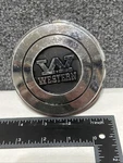 Western 99-2202 Wheel Center Rim Cap Hub Lug Dust Cover Lid Emblem Chrome Ak. Fixed Price $22.50.