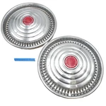 Pontiac Motor Division 1970-1972 Vintage Grand Prix 15" Hubcaps Wheel Cover Pair. Fixed Price $54.31.