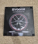 18"RIM Protector Red Alloy Wheel Guard Trim Set,curb Rash Protection Evooor. Fixed Price $100.00.