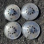 Vtg Oem 1968-72 Plymouth Valiant Duster Barracuda 14" Hubcap Wheel Cover Set. Fixed Price $99.00.