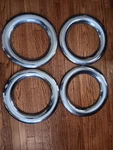 Nos 1954-1955 Ford & Thunderbird Wire Wheel Outer Rings Trim. Fixed Price $249.99.