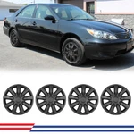 Set Of 4 Hubcaps For 2002-2006 Toyota Camry Premium Replica Matte Black 15INCH. Fixed Price $42.99.