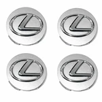 4PCS 62MM Wheel Center Hub Caps For Lexus Silver & Chrome Badge Logo 42603-30590. Fixed Price $19.99.
