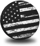 15" Spare Covers For Tire,usa Flag Trailer Black&white. Fixed Price $17.13.