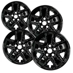 4 New Gloss Black 17" Impostor Wheel Skins For 20-22 Jeep Gladiator Rim Covers. Fixed Price $89.95.