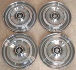 1961 Mercury Monterey 14" Hubcaps, Original Oem Wheel Cover Set (X4). Fixed Price $50.00.
