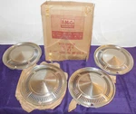 1960 Ford Falcon Edsel New Old Stock 13" Nos Wheel Covers Hub Caps Set Of 4. Fixed Price $499.00.