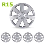 Inch Wheel Cover Rim Snap On Full Hub Caps Fit R15 Tire & Steel Set Of 4. Fixed Price $39.99.