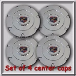Set 4 Chrome Cadillac Escalade 18" Wheel Center 2009-2010 Replica Hubcaps. Fixed Price $180.00.