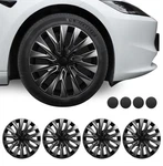 Basenor Silver Nova Wheel 18" Hubcaps 2024-2025 Tesla Model 3 Highland, Set Of. Fixed Price $65.00.
