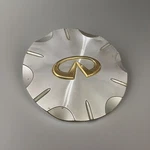 Infiniti 135 Center Cap, 2002-2004 Part Number 40315 AR000 Gold. Fixed Price $15.00.