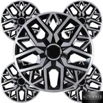 14" Universal Hubcaps Set Of R14 Steel Wheel Rims Cover Black & Silver Lacquer. Fixed Price $52.99.