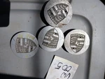 Oem Porsche Silver Fits Most Wheel Center Caps Set 76MM 4PCS Phone Dials. Fixed Price $118.80.