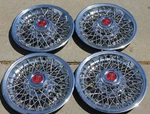 Set 4/ Oem 1980-1981 Pontiac Rwd 14" Locking Wire Spoke Hubcap Wheel Covers. Fixed Price $300.00.