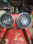 1963 1964 Gm Caddie Cadillac Coupe Deville Fleetwood Hubcap Wheel Covers Pair. Fixed Price $65.00.