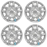 4 New 16" Silver Bolt On Hubcaps Rim Wheel Covers For 2010-2012 Nissan Sentra. Fixed Price $69.95.