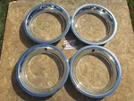 15 X8 Rally Wheel Chrome Trim Rings Beauty W/ Bowties JGM4543 For. Fixed Price $159.95.