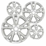 Set Of 4 Chrome Inch Impostor Wheel Skins For 16-17 Chevy Equinox Rim Covers. Fixed Price $120.95.