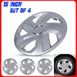 15" Universal Wheel Covers Hubcaps - Set Of 4 Snap On With Rings For Steel. Fixed Price $44.99.