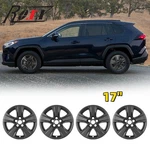 Fit 2019-2026 Toyota RAV4 Xle Black 17" Wheel Skins Hub Caps Rim Covers. Fixed Price $92.99.