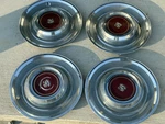 Genuine 1980 1981 Cadillac Coupe Deville Sedan Hubcaps ----lot Of 4. Fixed Price $125.00.