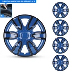 15'' Hubcap Black Lacquer & Blue 15" Snap On Wheel Cover For Automotive. Fixed Price $45.99.