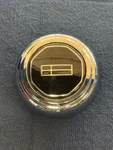 -1993-1997 Lincoln Town Car Oem Chrome /black Center F5VC-1AO96-BA 1/2" Diam. Fixed Price $60.00.