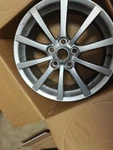 2006-2008 Mazda Miata MX-5 NC1 17" 10 Spoke Wheel Silver Oem. Fixed Price $180.00.
