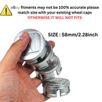 4X Silver High Feet Wheel Center Cap Hub Logo Cover Fit 58MM For Car Honda. Fixed Price $19.75.