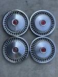 1971 Pontiac Tempest Hubcaps Wheel Cover 14" # 5026 Set Of. Fixed Price $70.00.