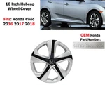 Oem 2016 2017 2018 Honda Civic Inch Hubcap Wheel Cover Silver 44733-TBA-A12. Fixed Price $38.00.