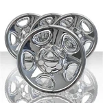 Set Of 4 Chevy 1500 Lug 16" Chrome Wheel Skins Rim Simulators Hubcaps Covers. Fixed Price $82.99.
