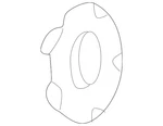 Genuine Gm Silver Spark Button Style Center Cap With Bowtie Logo 9593374. Fixed Price $20.83.