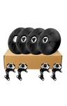 Flow Below Wheel Cover Set, 4 Black 22.5 Adjustable Aerodynamic Hubcaps. Fixed Price $99.99.