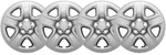 2006-2012 Toyota RAV4 # 7975P-S 17" Spoke Silver Wheel Skins Hubcaps SET/4. Fixed Price $101.99.