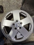2007-2012 Jeep Wrangler Wheel Rim 18X7-1/2 Painted 5 Spoke. Fixed Price $105.00.