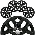 4 Fits Jeep Renegade 2015-2018 Black 17" Wheel Skins Hub Caps Snap On Rim Covers. Fixed Price $69.99.