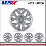 Universal Hubcaps 14 Inch Wheel Covers Snap On With Rings For Cars/trucks/suvs. Fixed Price $43.99.