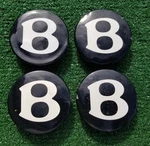 Four Factory Bentley Center Caps Original Genuine Oem Wheel Button 3W0601170F. Fixed Price $79.00.