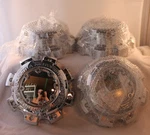 Ultra Motorsports Chrome Custom Wheel Center Cap Set Of 4 Pn: 89-9879 C800806C. Fixed Price $106.56.