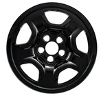 One Fits 2015-2022 Jeep Renagade Sport Single 16" Black Wheel Skin 97BLK. Fixed Price $38.25.