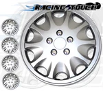 Metallic Silver 4PCS Set #028A 15" Inches Hubcaps Wheel Cover Rim Skin. Fixed Price $78.27.