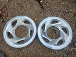Pair Of 2 16" Ford F150 Chrome Finish Wheel Cover Hub Caps. Fixed Price $25.00.