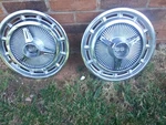Two Oem Vintage Chevy Impala Ss 14" Spinner Hubcaps Wheel Covers. Fixed Price $75.00.