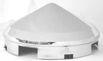 Front Hub Cap Notch Cone Pointed Chrome Aluminum Wheel 1" Lip GG#10742 Each. Fixed Price $22.90.