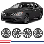 4PCS 16" Wheel Covers Hub Caps Matte Black For 2013-2019 Nissan Sentra R16 Tire. Fixed Price $46.99.