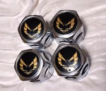 77-92 Firebird Ta Aluminum Wheel Gold Plastic Chrome Center Cap Set 4 608P. Fixed Price $74.95.